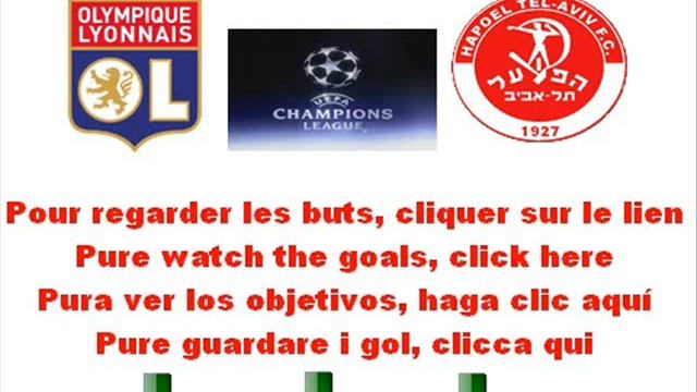 Hapoel Tel-Aviv 1-3 Lyon смотреть онлайн