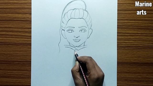 A girl is studying - Step by step Pencil Sketch for beginners | How to draw a Girl is reading book