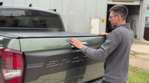 Крышка Hal 4-х секционная на машину SsangYong sports