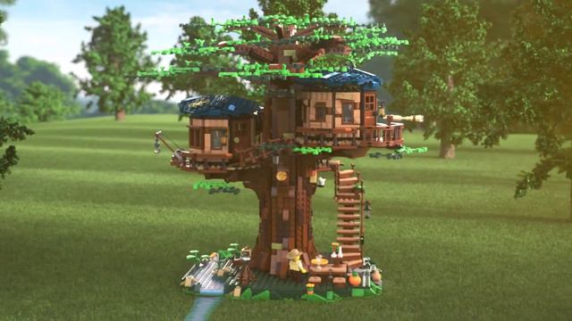 LEGO 21318 IDEAS, build your own treehouse with LEGO смотреть онлайн