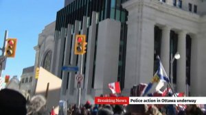 CBC News: The National | Police move in to end Ottawa protest