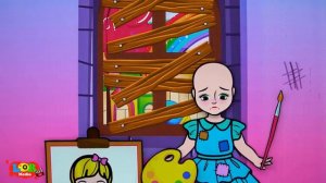 Paper Dolls Dress Up - Infants Rapunzel Naughty & Pregnant Family Dress - Barbie Story & Crafts