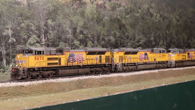 Customized Overland Brass Union Pacific SD70ACe's!
