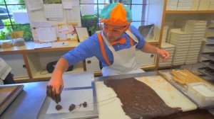 Blippi and the Chocolate Factory! | BEST OF BLIPPI TOYS! | Food Videos for Kids