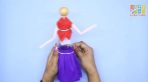 DIY Plastic Bottle doll /Easy doll making For Bottle Room Decor/ Bottle doll ideas By Aloha Crafts