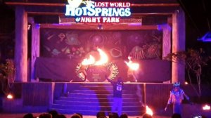 Fire Show / Fire Eater Show at Lost World of Tambun Night Park