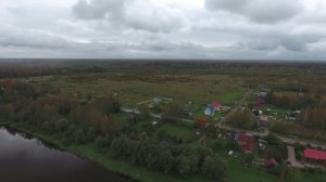 Река Мста, деревня Плашкино, Крушение коптера 2016 09 27