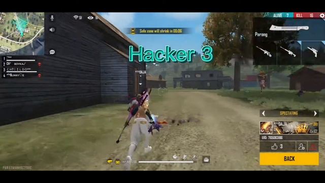 I Meet Hacker In Free Fire | Auto Headshot Free Fire Hack | Speed Player Hacker in Free Fire Ranke