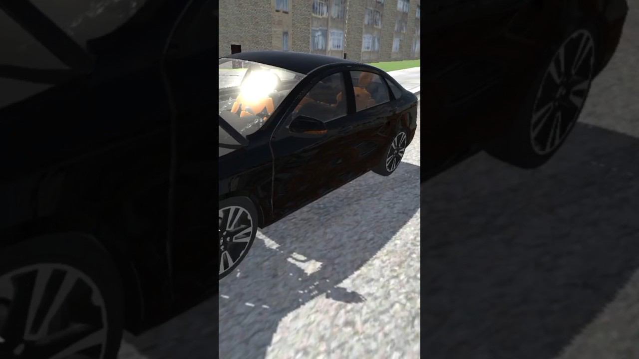 Дтп в прямом эфире | на реальных событиях | Ваз краш-тест симулятор 2 #short #shorts смотреть онлайн