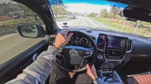 2020 Toyota Land Cruiser 200 45 AT POV TEST DRIVE