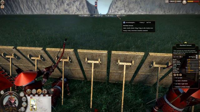 Total War: SHOGUN 2 Mechanic: SCREENS vs MATCHLOCK  Part 2