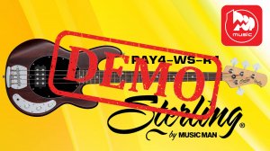 Бас-гитара STERLING RAY4-WS-R1 - демонстрация звучания