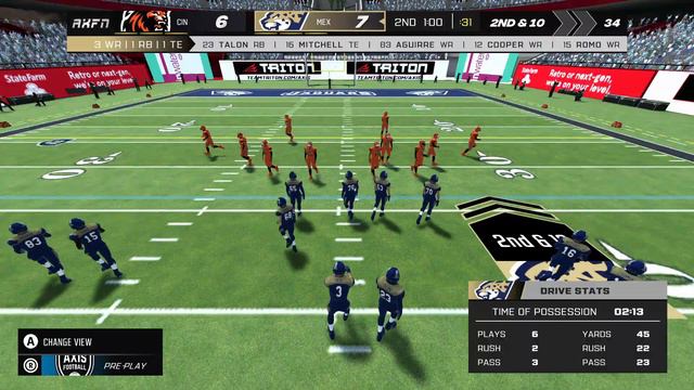 Axis Football 2024 (Steam) - Cincinnati Royals vs. Mexico City Jaguars смотреть онлайн