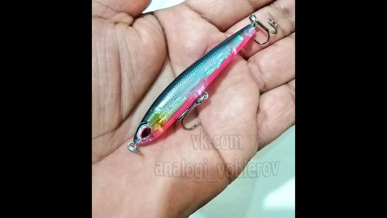 Копия - Storm Gomoku Flutter Slim - Стикбейт похожий на малька с Алиэкспресс #lure