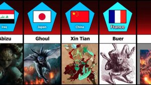 Mythical Creatures And Monsters From Different Countries