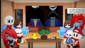 UNDERFELL & UNDERTALE React to FV LAST BREATH VS DUSTSANS LAST GENOCIDE PHASE2 (REQUEST)