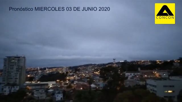 MIERCOLES 03 JUNIO 2020 Meteorólogo Gonzalo Espinosa D. da Pronóstico del Tiempo REGION VALPARAISO