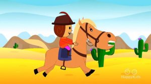 She Will Be Coming Around The Mountains | Nursery Rhymes | Happy Kids | MollyShow