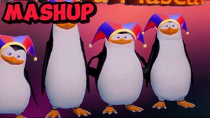 Los Pingüinos me la van a Mascar (Original vs Mashup The Amazing Digital Circus)