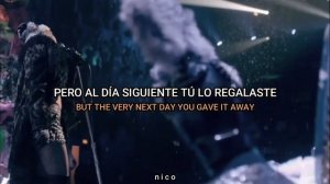 Miley Cyrus - Last Christmas (Lyrics Español/Ingles)(Live Video)