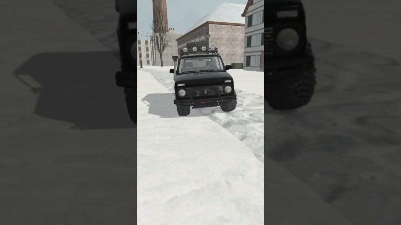 Скользкая дорога❄️| Ваз краш-тест симулятор 2 #short #shorts #рекомендации #ваз смотреть онлайн
