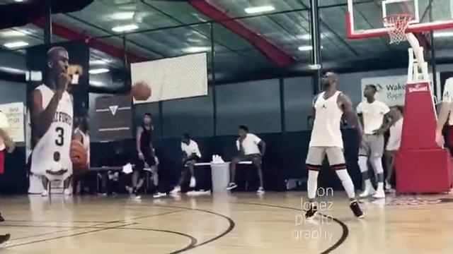 Coach Thomas Scott trains Chris Paul, Malik Monk, Donovan Mitchell, Elfrid Payton and Harry Giles
