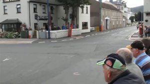 Parliament Square Ramsay - Isle of Man - Agostini and Classic TT Parade Lap