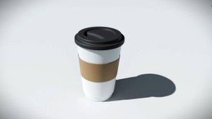 Моделирование кофейного стаканчика. Blender 3D