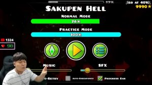 SAKUPEN HELL vs DORAMI🔥 The final battle for 10,000⭐ | Geometry Dash