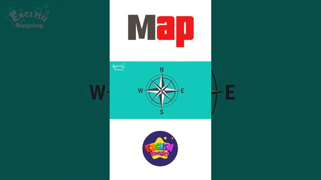 Kids vocabulary - Map - Using a map