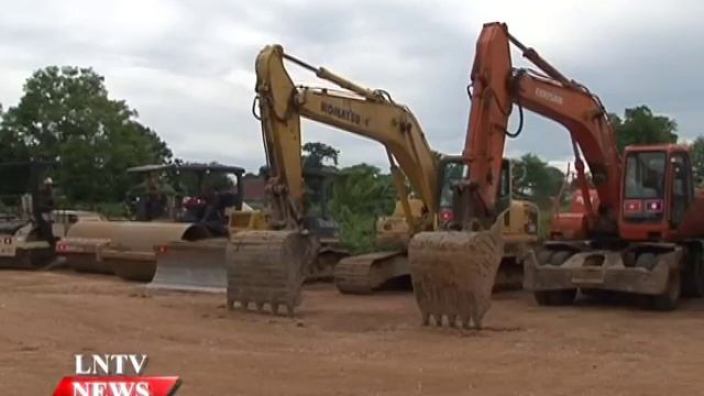 Lao NEWS on LNTV: Lao & Vietnamese PM open salt processing factory in Khammouane.14/9/2015