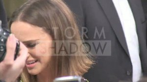 Natalie Portman, Benjamin Millepied and Tom Hiddleston attending Thor Premiere in Paris