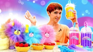 Маша Капуки играет в дочки матери с Cotton Candy Candykins – Веселые видео про игрушки для детей