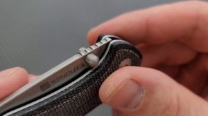 Sencut Crowley Button Lock Folding Knife - Overview and Review