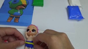 КАПСУЛА ЛОЛ Леон Бравл старс из куклы Лол сюрприз омг! Ооак переделка кукол лол lol brawl stars