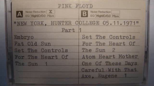 Pink Floyd 1971 11 05 Assembley Hall, Hunter College, New York City, NY смотреть онлайн