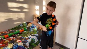 Nerf Bazooka War Animatronic scares Bogdan