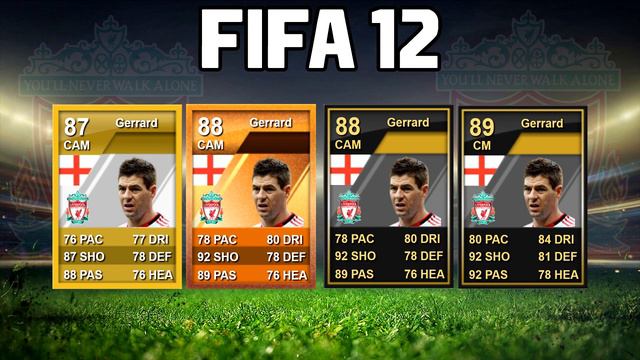 EVERY STEVEN GERRARD CARD ON FIFA ULTIMATE TEAM FROM FIFA 09 TO FIFA 15 смотреть онлайн