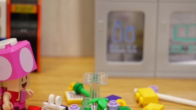 LEGO Super Mario stopmotion anime!「Lego mario Gacha machine LAND」レゴマリオガチャガチャランド смотреть онлайн