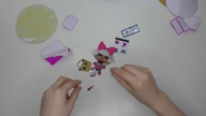 Самодельные бумажные сюрпризы ЛОЛ Леди Баг распаковка Ника Лайк