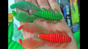 Копия - Reins AX Craw Mini (50 и 90мм) - Силиконовый рак с Алиэкспресс #softbait