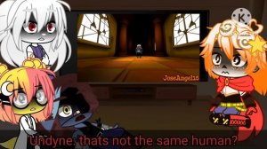 Undertale reacts to Bold sans||Undertale||gacha club||GCRV||