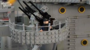 Massive Lego WW2 Bismarck Battleship | Bricking Bavaria 2018 | molegode
