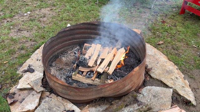I Made OUTDOOR BOYS' BREAD with HONEY BUTTER смотреть онлайн