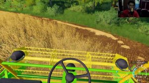 farming simulator 19 Indian mod challenge hindi 999 cutting wheat with new holland 3630 new tractor