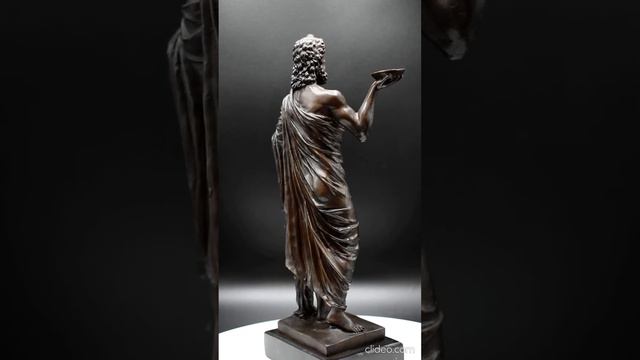 Бронзовая статуэтка "Эскулап" бог врачеватель смотреть онлайн