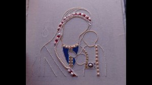 Вышивка храмовой иконы бисером. Подробно объясняю технику своей вышивки.