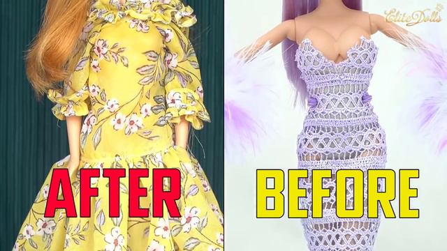 Barbie Doll Makeover Transformation ~ 30 Fresh Hacks For Your Barbie ~ Kim Kardashian, Kylie Jenner