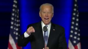 Last night, President-elect Joe Biden spoke directly to Trump supporters in his 2020 victory speech