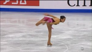 Mao Asada FS Worlds 2008 (ABC) HD + Interview